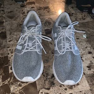 Lightly worn grey ADIDAS sneakers